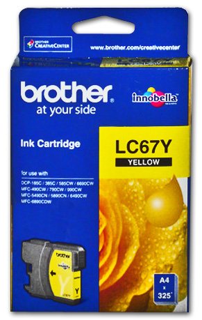 Brother LC67Y Yellow Ink Cartridge